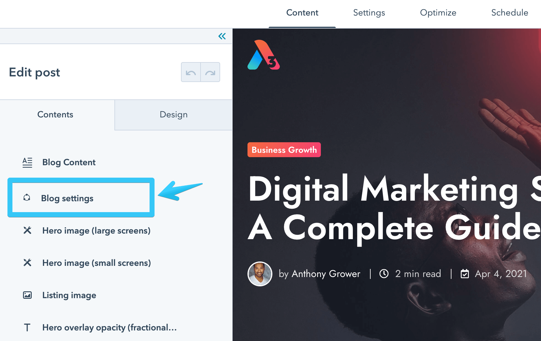 Act3 Blog Before V31 Settings Module