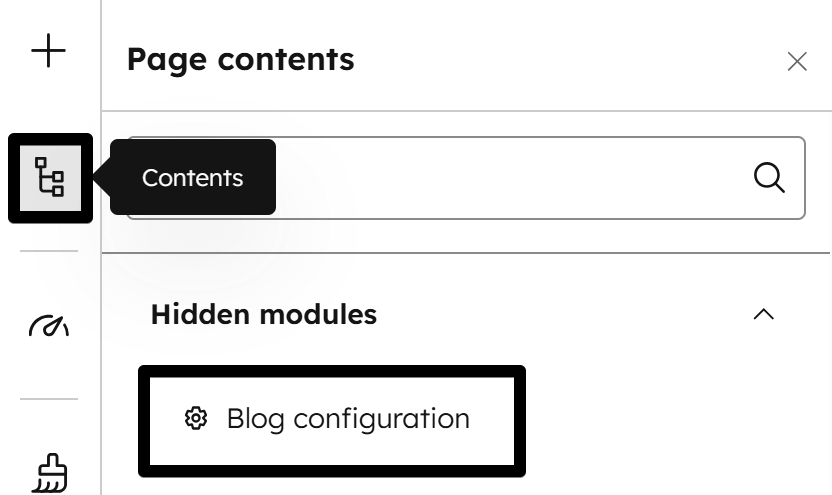 Act3 Blog Listing Editor Blog Configuration Module