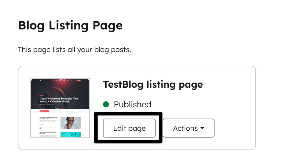 Act3 Blog Settings Edit Page