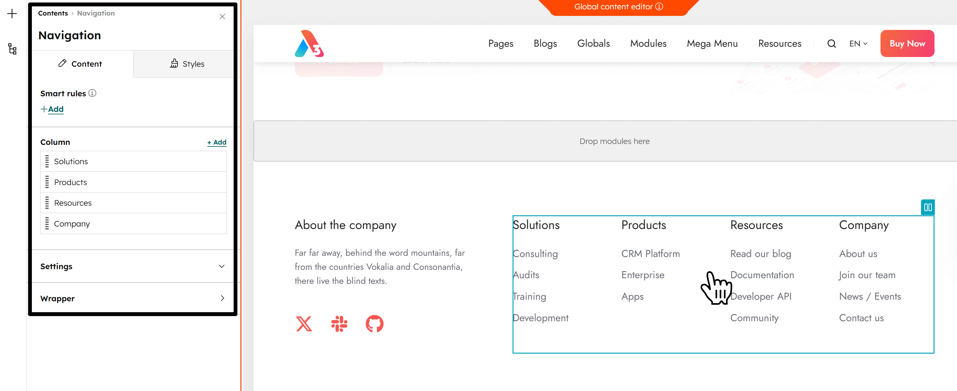 Act3 Editing Footer Sample