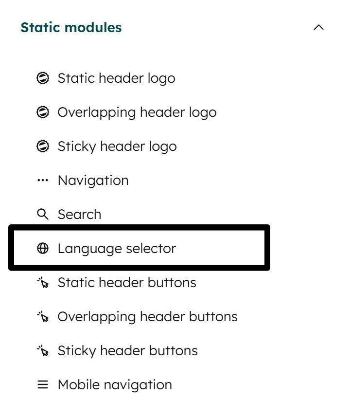 Act3 Header 1 Language Selector Module