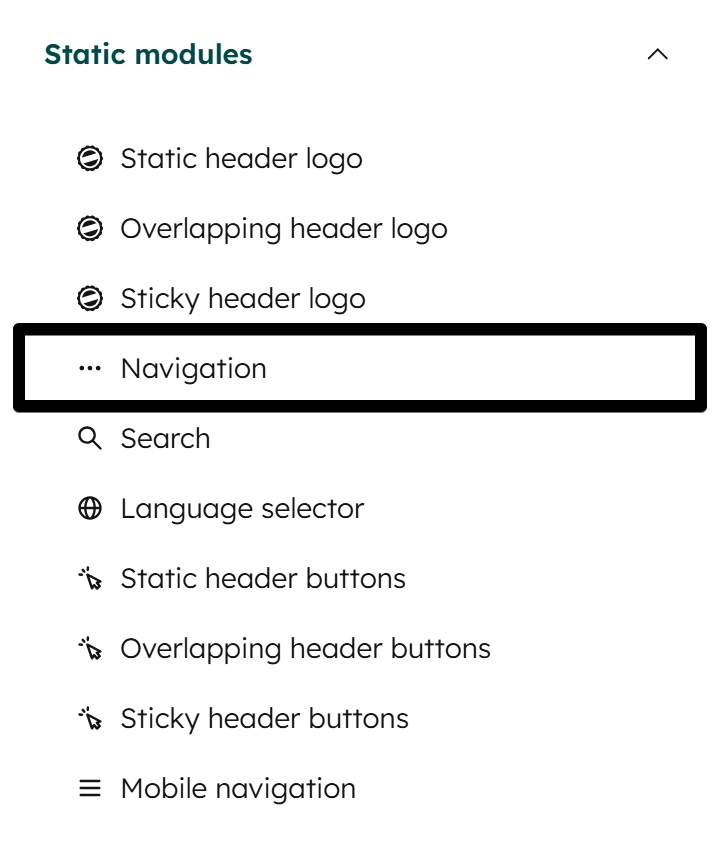 Act3 Header 1 Navigation Module