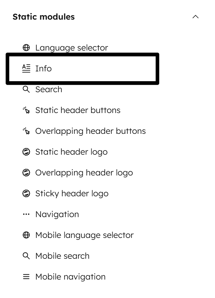 Act3 Header 2 Info Module