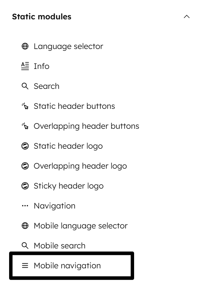 Act3 Header 2 Mobile Navigation Module