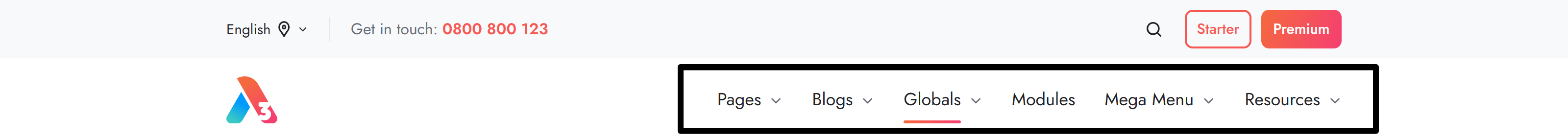 Act3 Header 2 Navigation