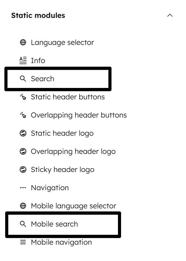 Act3 Header 2 Search Modules