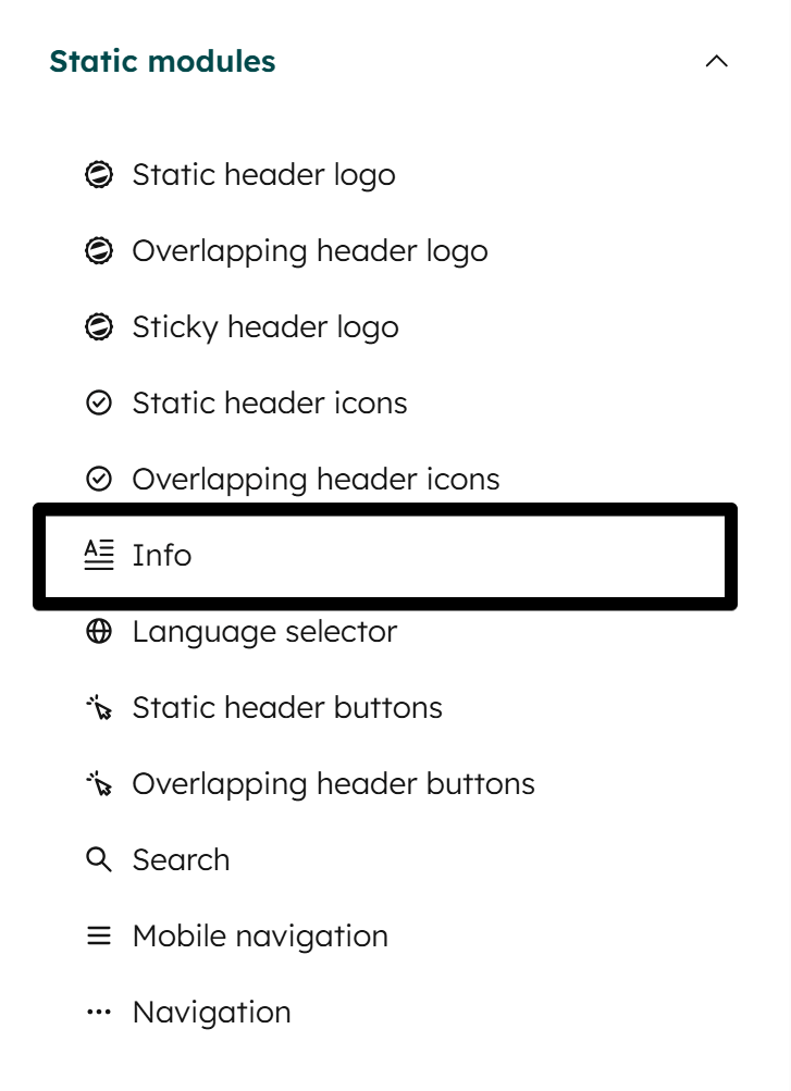 Act3 Header 3 Info Module