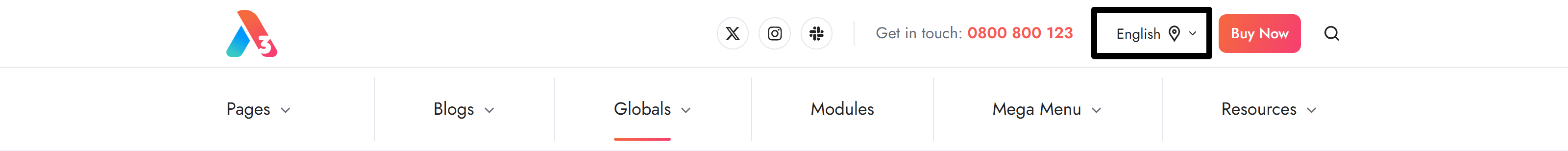 Act3 Header 3 Language Selector