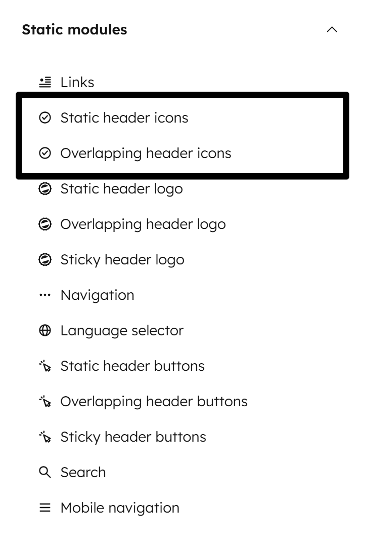 Act3 Header 4 Icons Modules