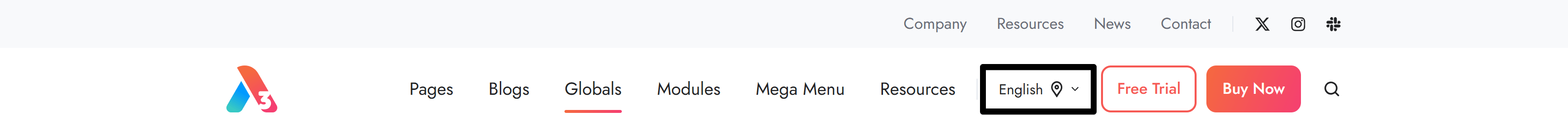 Act3 Header 4 Language Selector