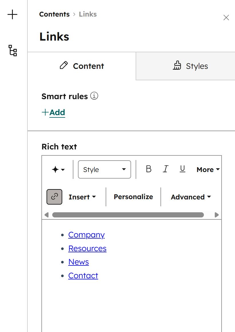 Act3 Header 4 Links Module Content
