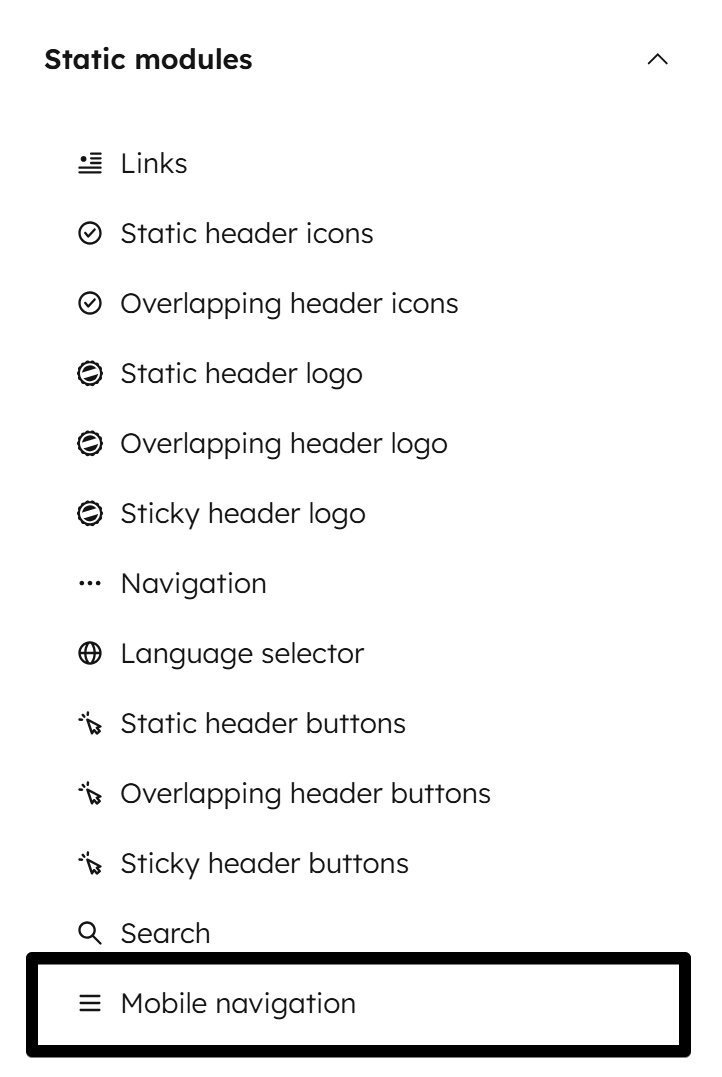Act3 Header 4 Mobile Navigation Module