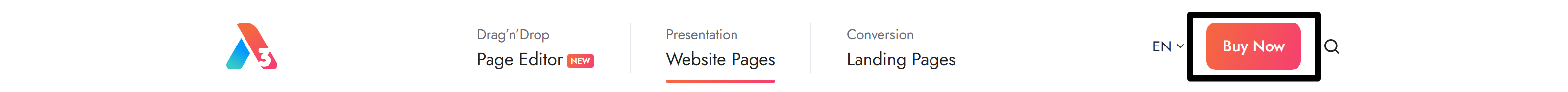 Act3 Header 5 Buttons