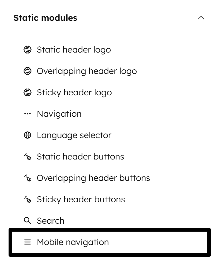 Act3 Header 5 Mobile Navigation Module