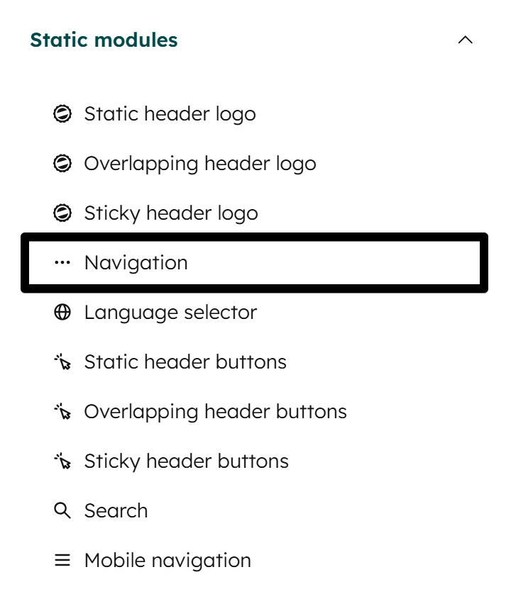 Act3 Header 5 Navigation Module
