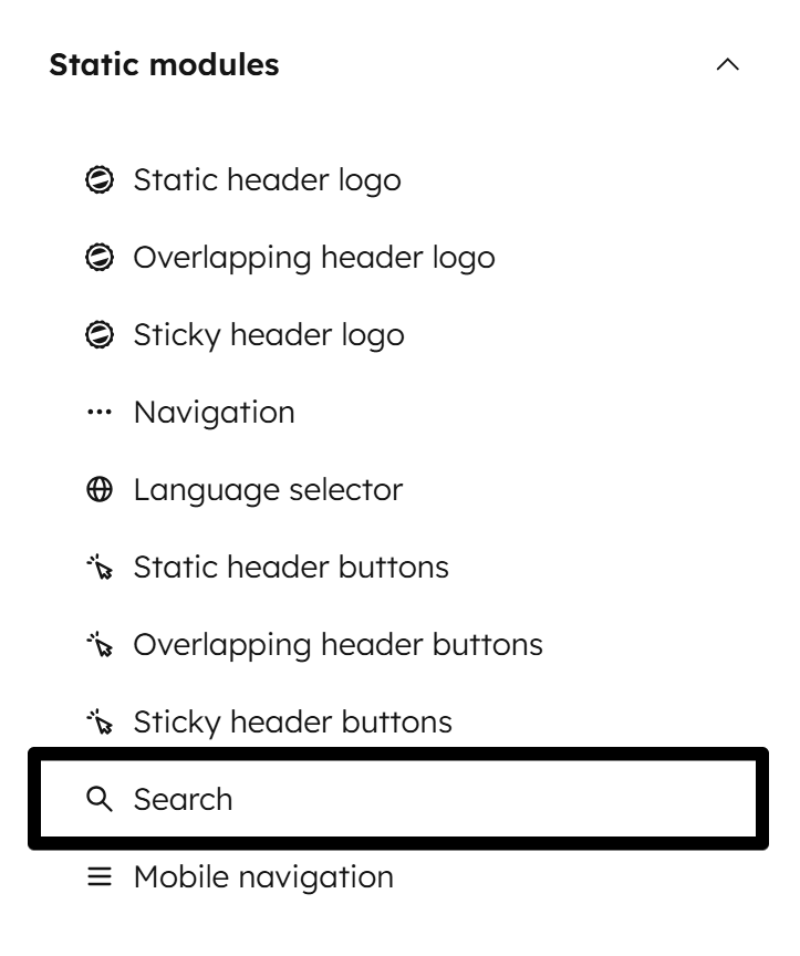 Act3 Header 5 Search Module