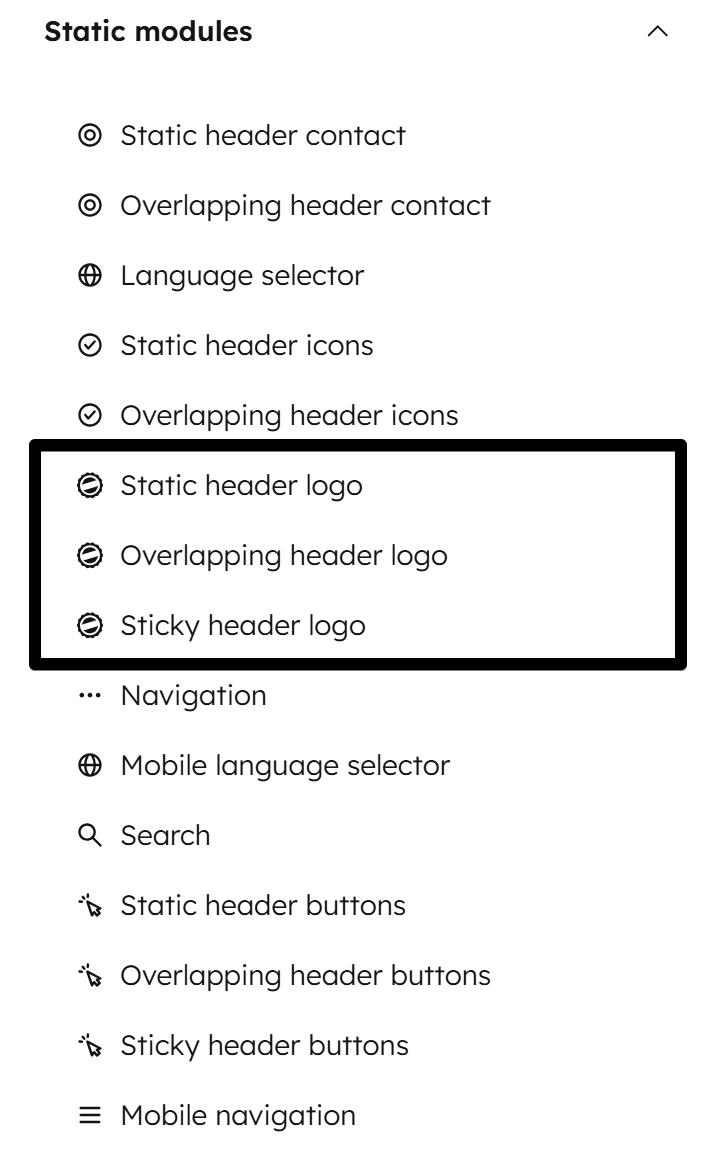 Act3 Header 6 Logo Modules