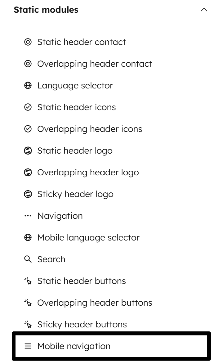 Act3 Header 6 Mobile Navigation Module