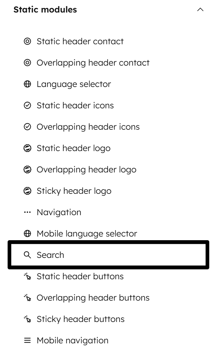 Act3 Header 6 Search Module
