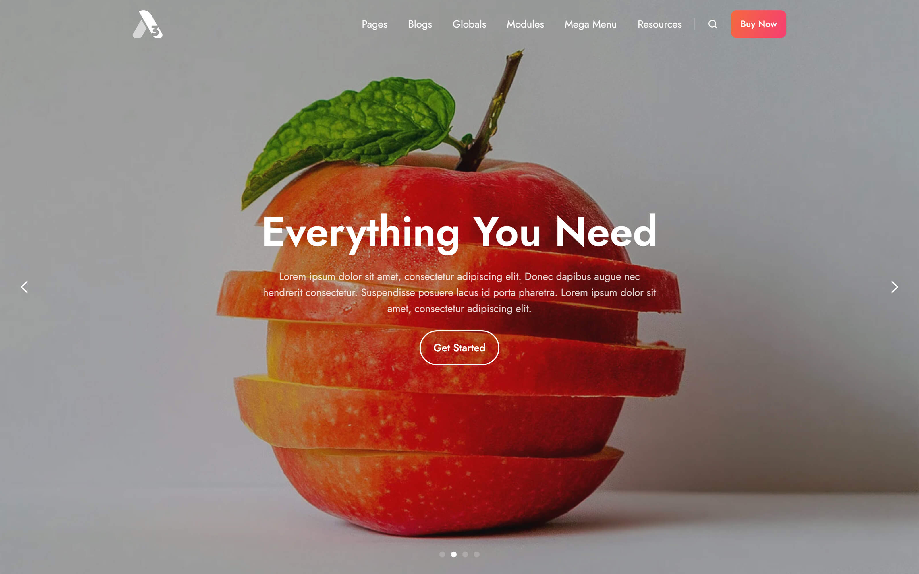 Act3 Hero Slider Module Preview