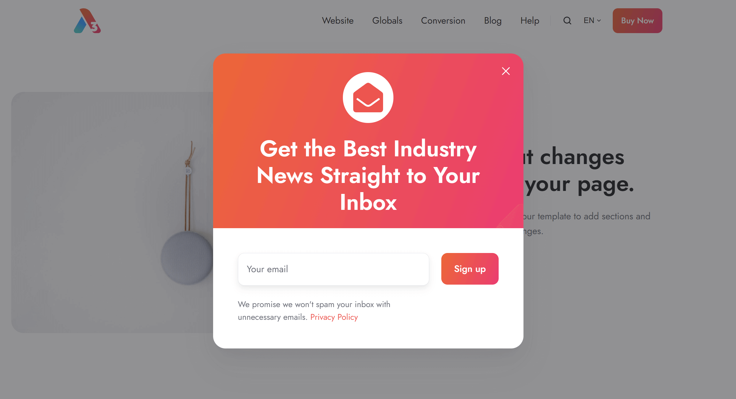 Act3 Modal Module Preview