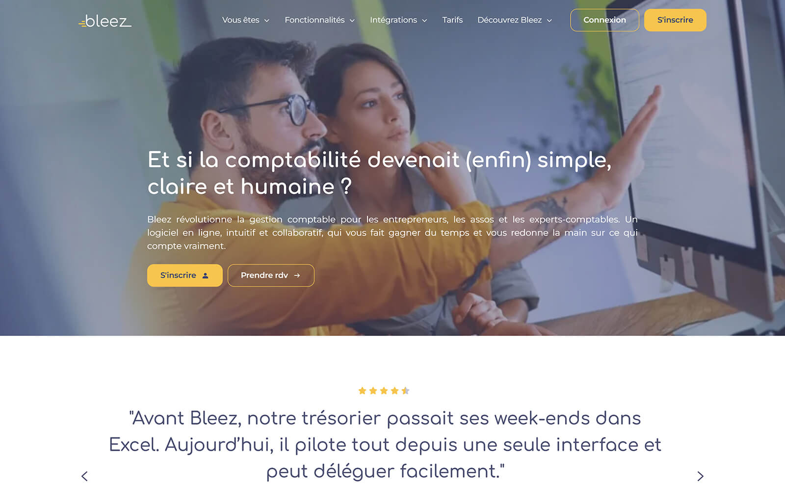 bleez.com website built with Act3