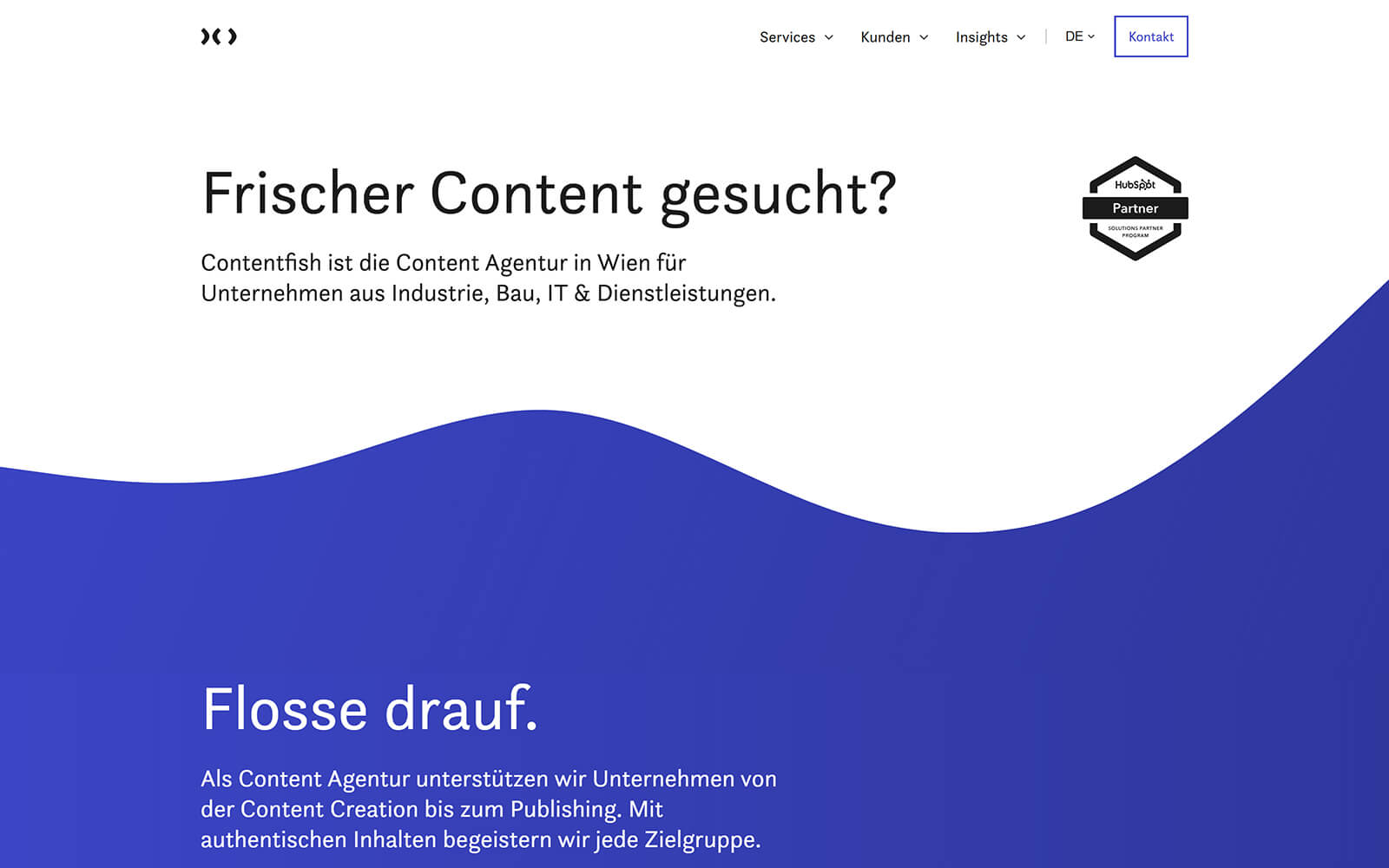 contentfish.com website built with Act3