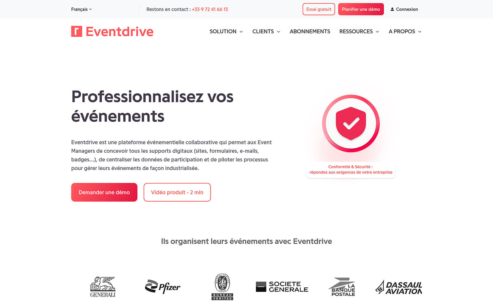 eventdrive.com website built with Act3