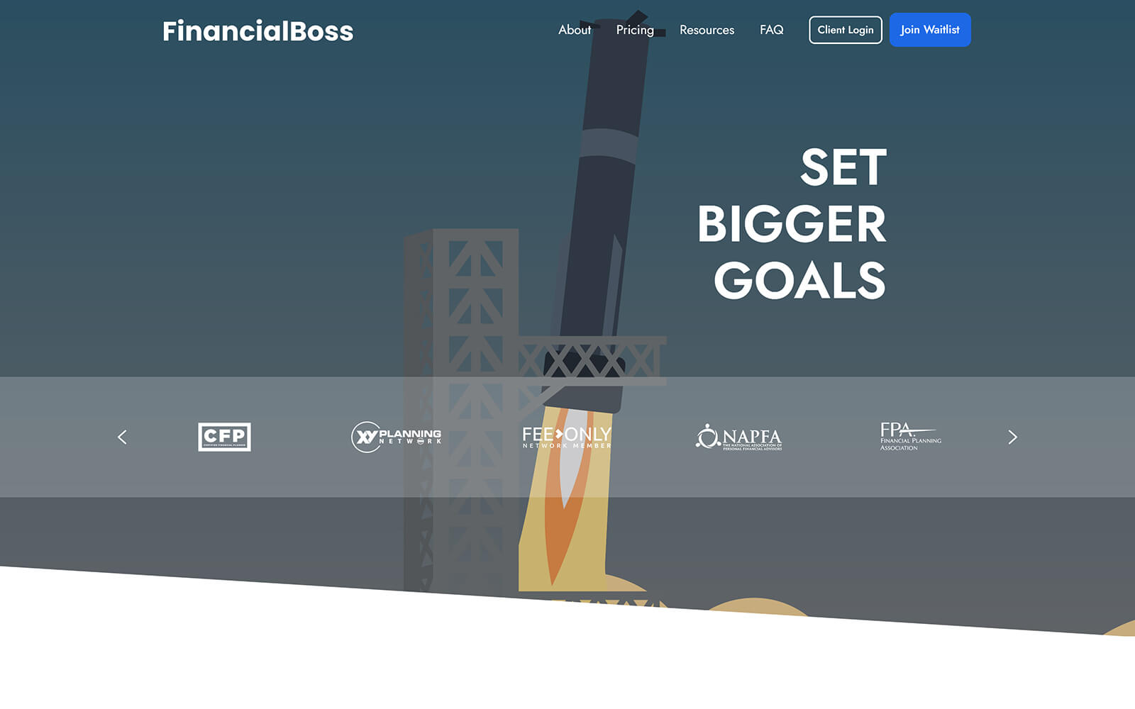 financialboss.com website built with Act3