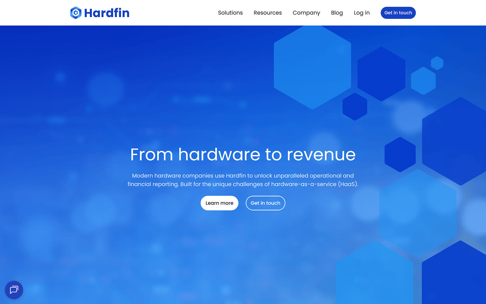 hardfin.com website built with Act3