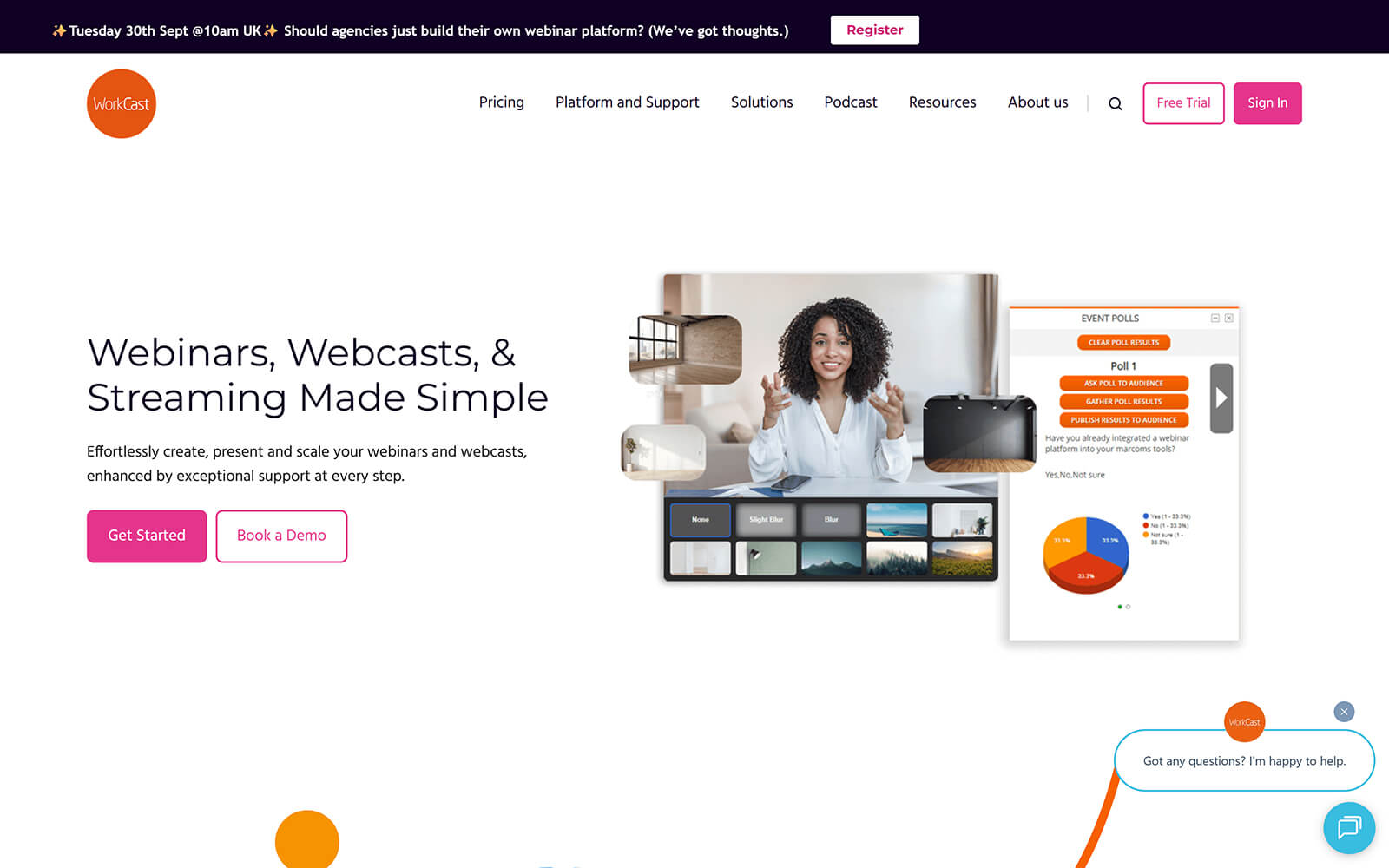 info.workcast.com website built with Act3
