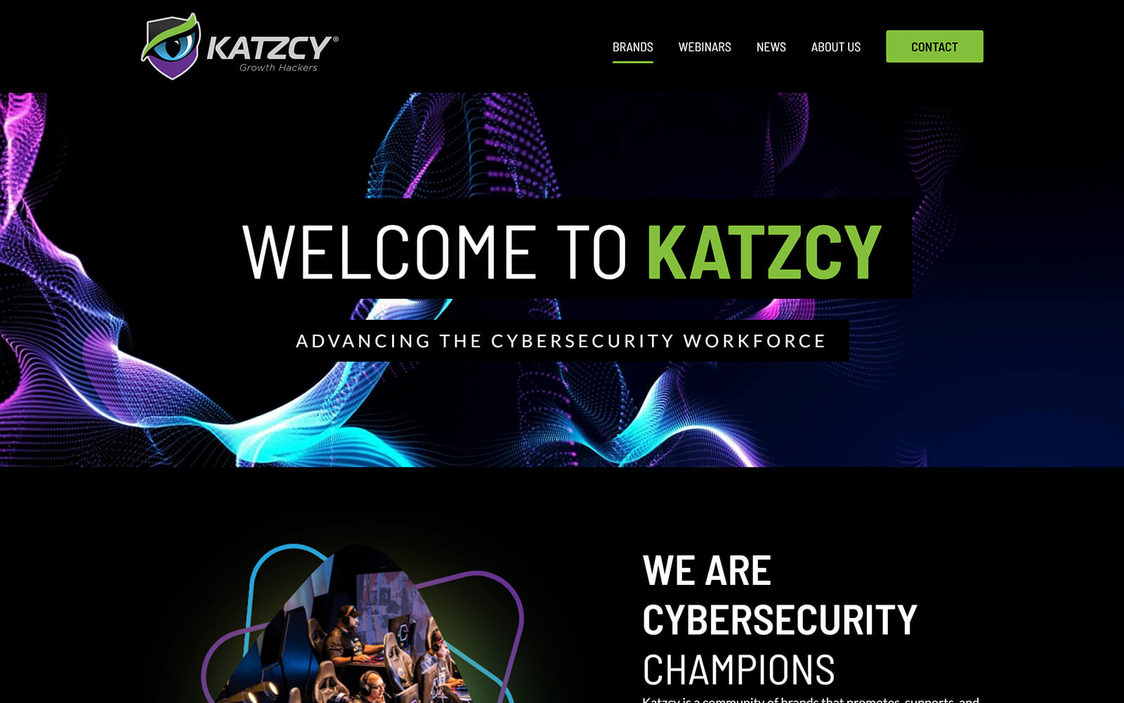 katzcy.com website built with Act3