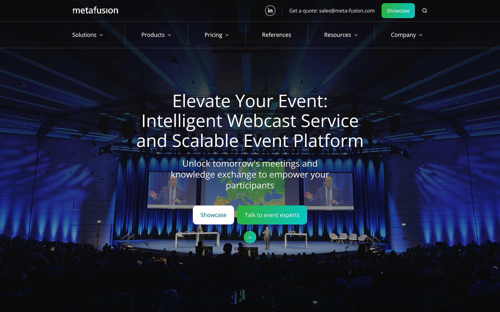 meta-fusion.com website built with Act3