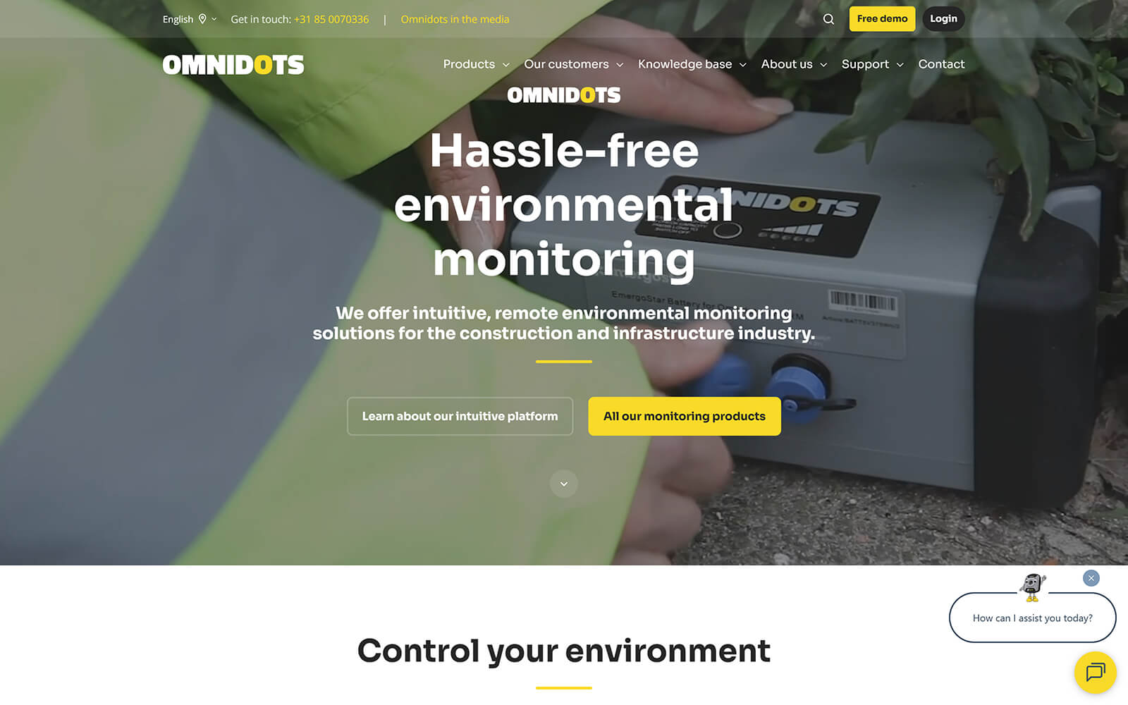 omnidots.com website built with Act3