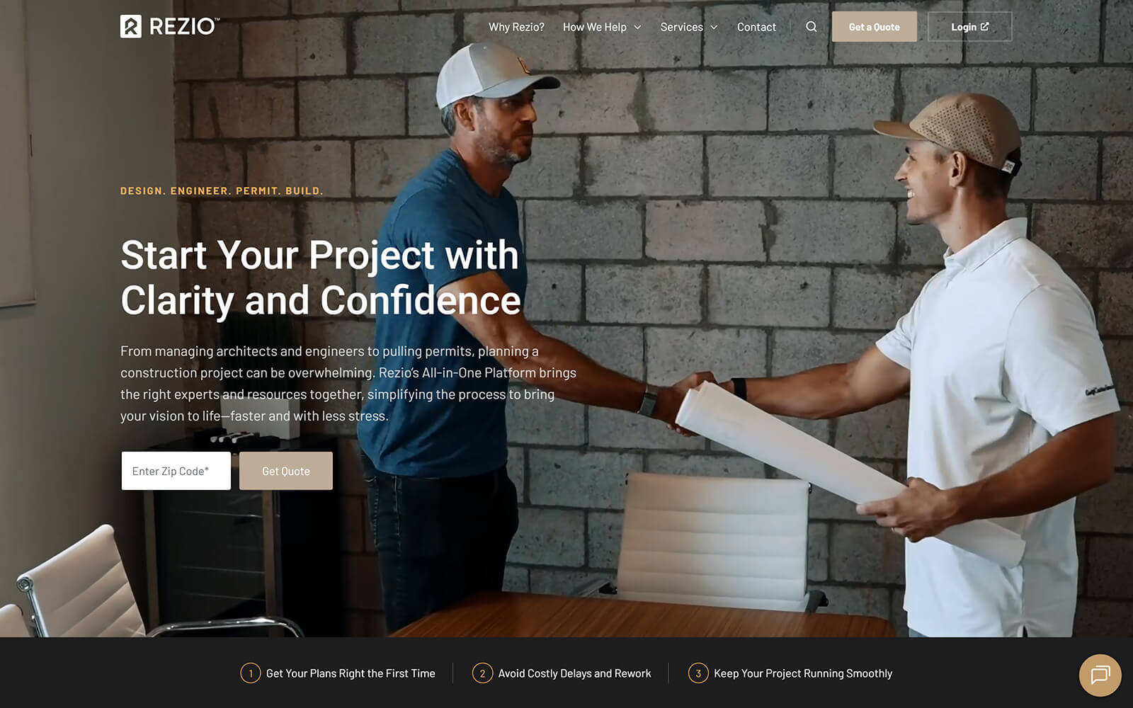 reziopro.com website built with Act3