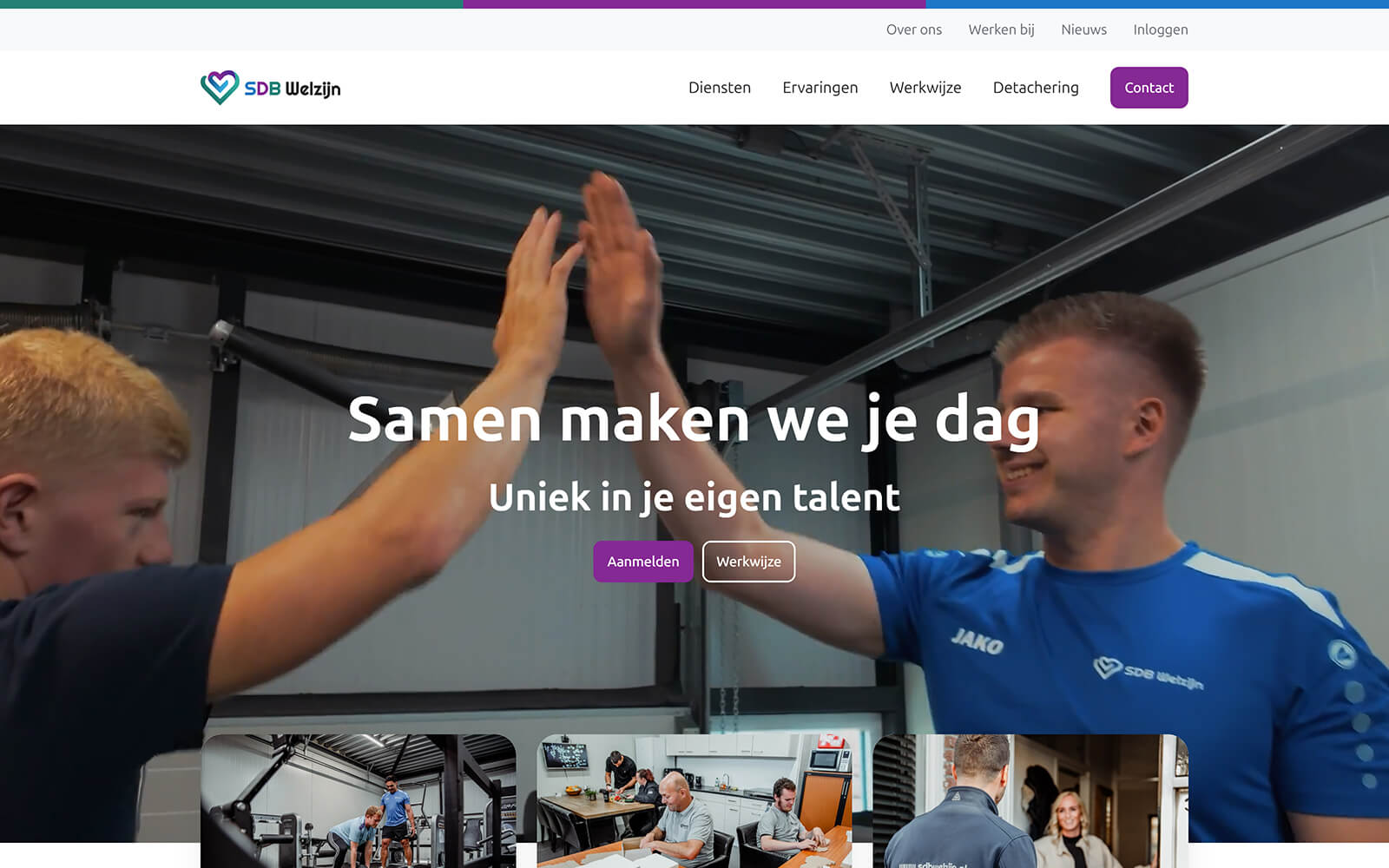 sdbwelzijn.nl website built with Act3