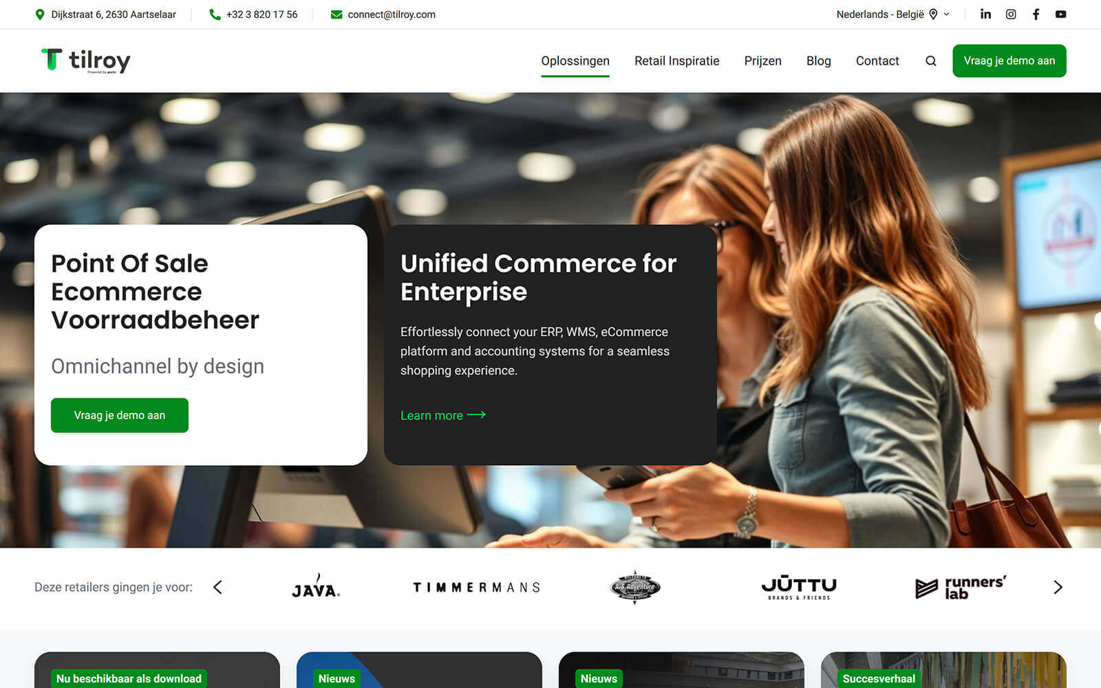 tilroy.com website built with Act3