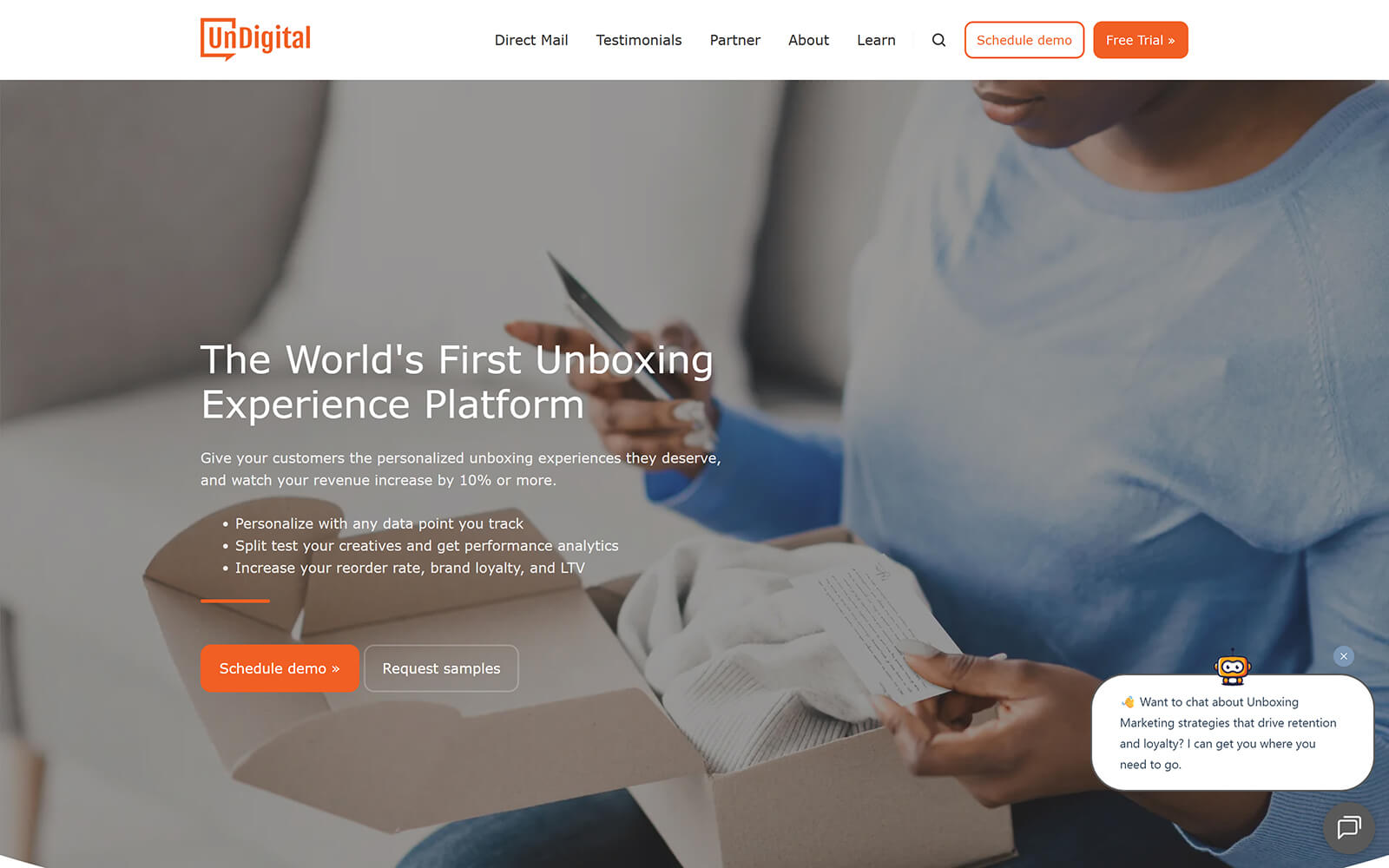 undigital.com website built with Act3
