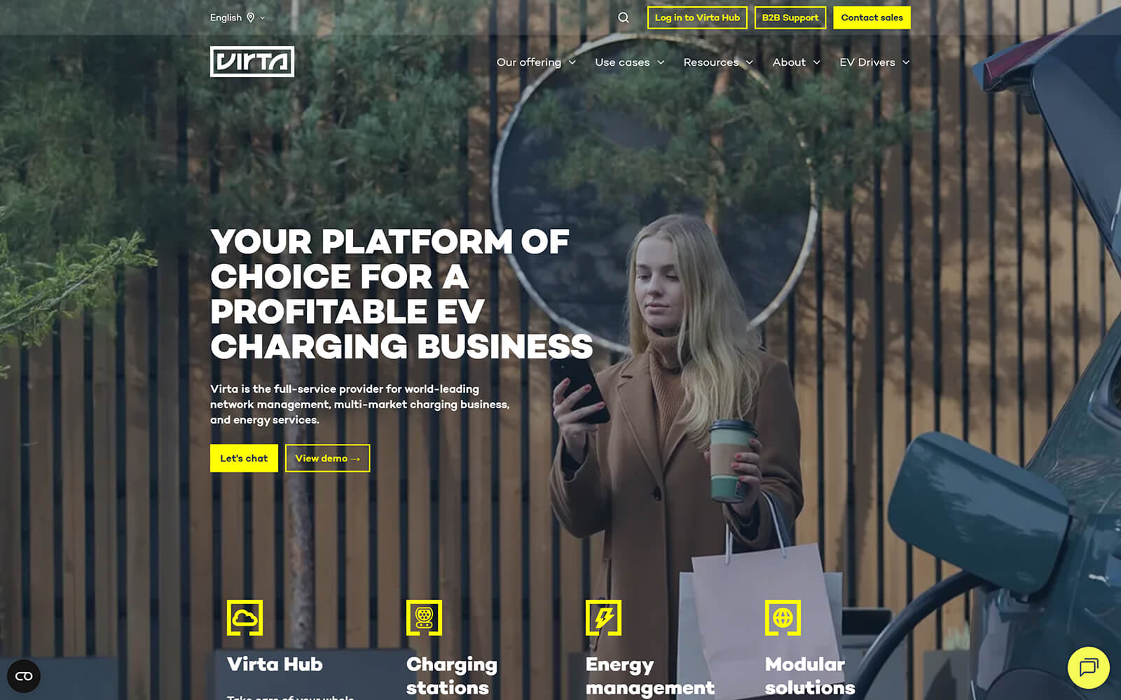 virta.global website built with Act3