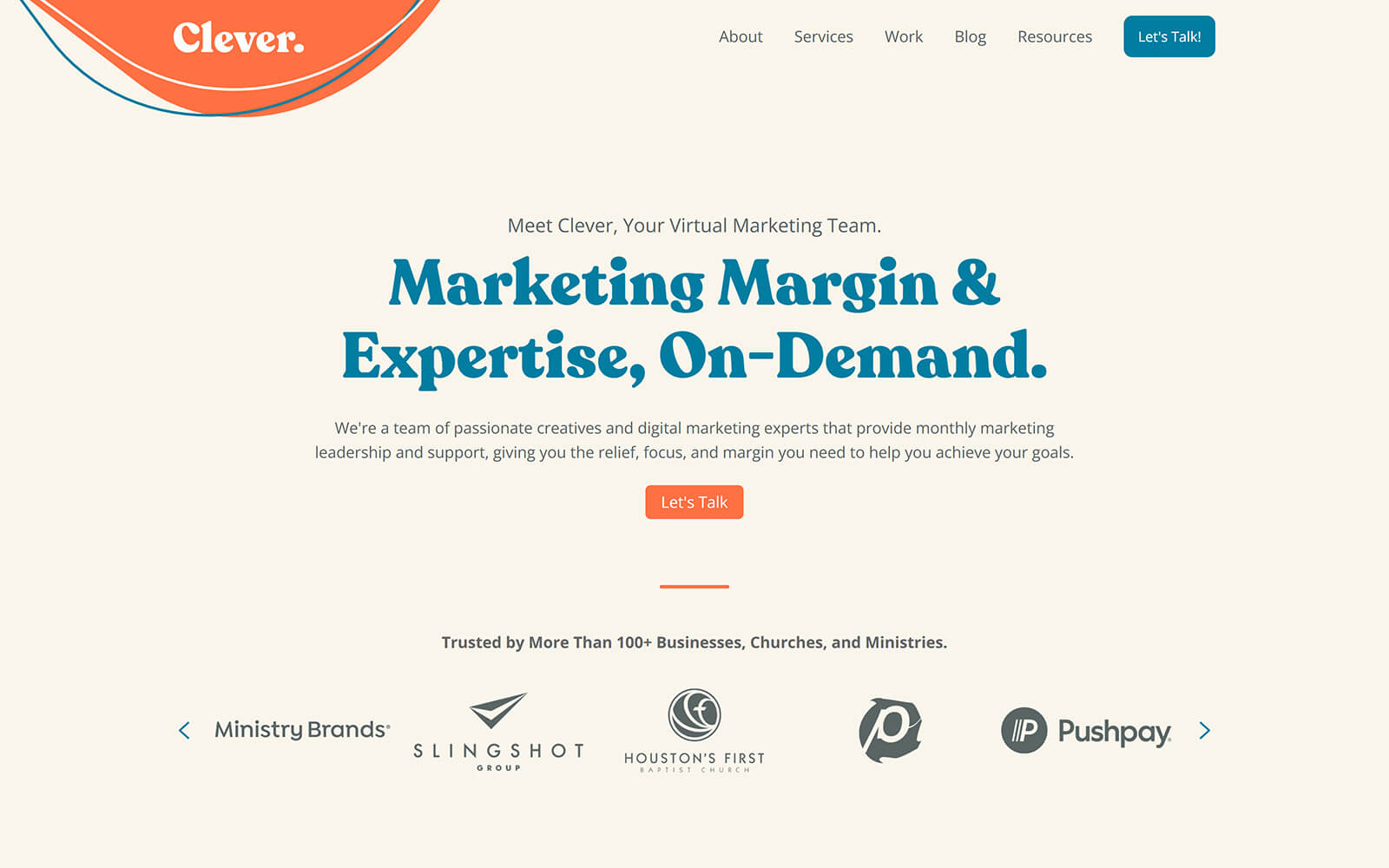 weareclever.com website built with Act3