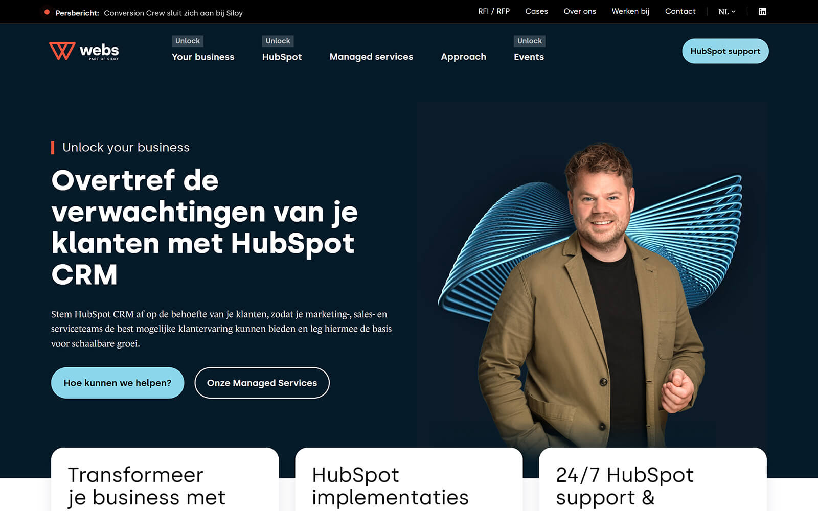 webs.nl website built with Act3