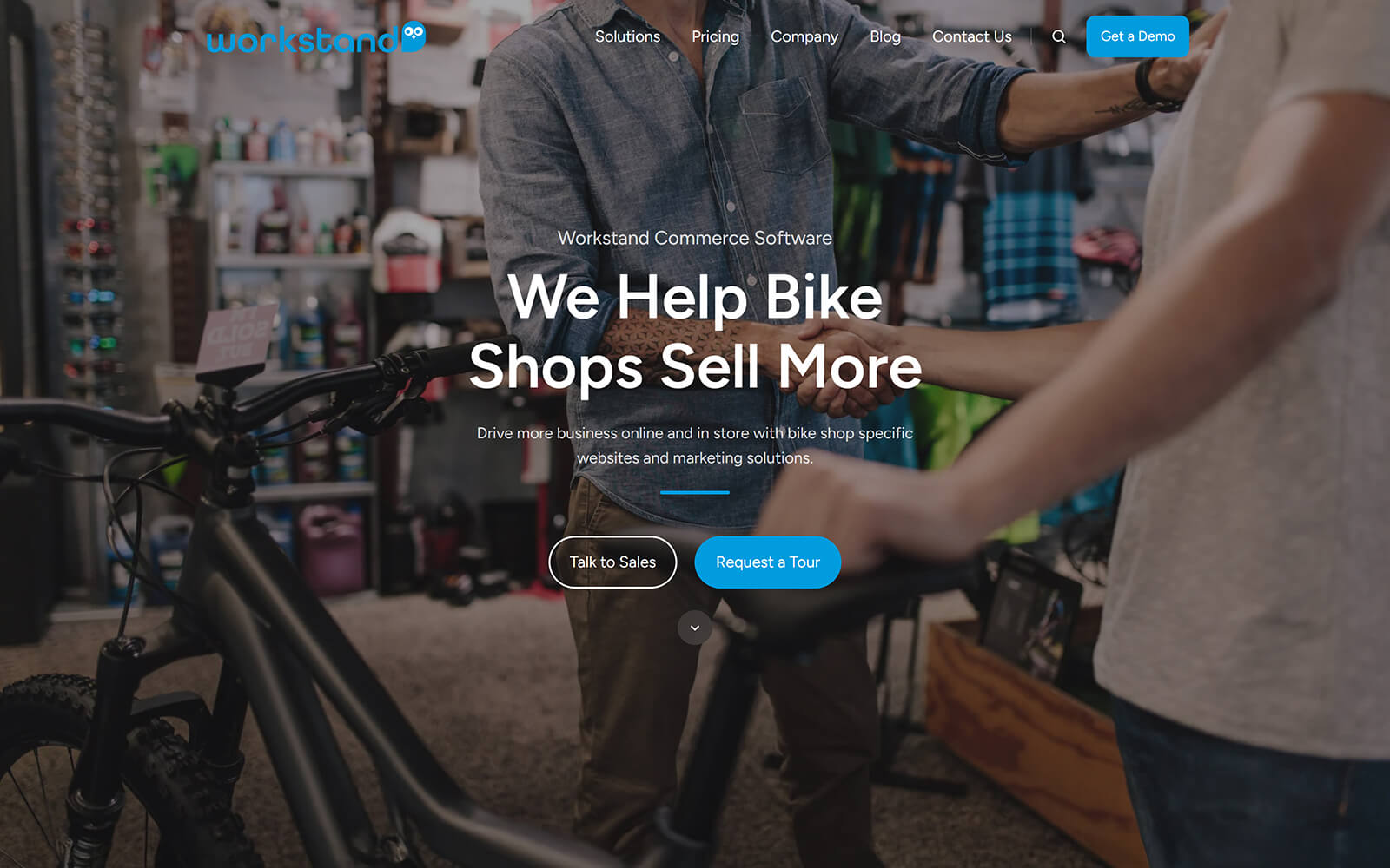 workstand.com website built with Act3