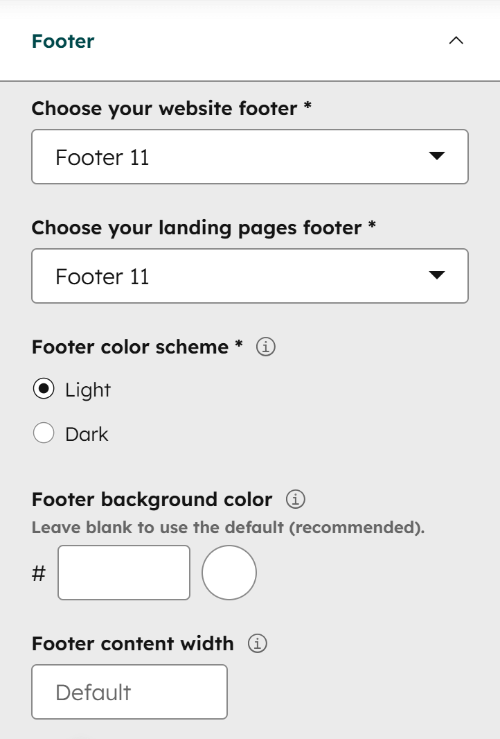 Act3 Theme Settings Components Footer