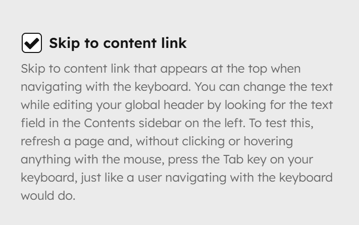 Act3 Theme Settings Miscellaneous Skip To Content Link