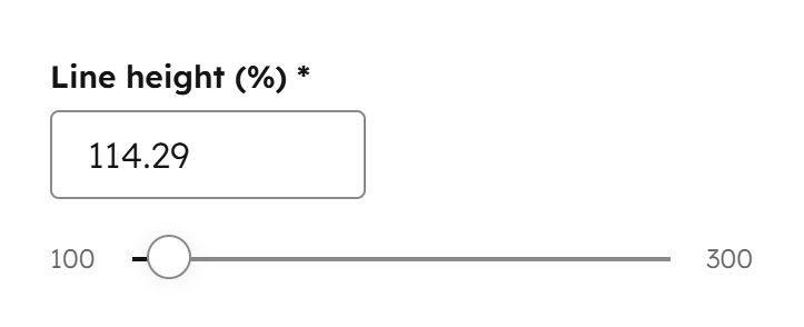 Act3 Theme Settings Typography Headings Line Height